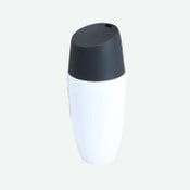 Wholesale - 10oz WHITE CERAMIC DOUBLE WALL CUP W/SILICONE LID C/P 24, UPC: NO UPC